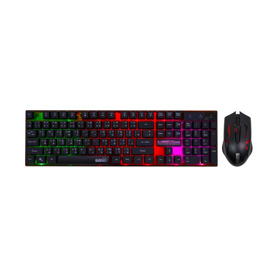 SIGNO Illuminated ชุดเซ็ทเม้าส์และคีย์บอร์ด Gaming รุ่น KB-712+GM-112 SIGNO Illuminated ชุดเซ็ทเม้าส์และคีย์บอร์ด Gaming รุ่น KB-712+GM-112