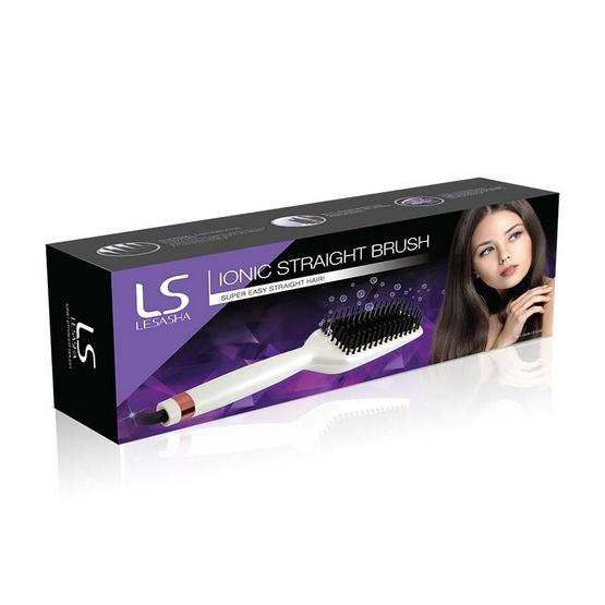 Lesasha หวีไฟฟ้าผมตรง Ionic 42-45W รุ่น LS1204 Lesasha หวีไฟฟ้าผมตรง Ionic 42-45W รุ่น LS1204