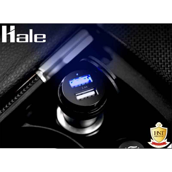 Hale ที่ชาร์จใจรถ พร้อมสาย Lightning รุ่น HCS-02 Hale ที่ชาร์จใจรถ พร้อมสาย Lightning รุ่น HCS-02