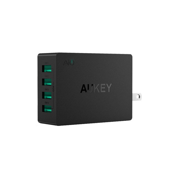 Aukey หัวชาร์จ 40W 4Port รุ่น U36 Aukey หัวชาร์จ 40W 4Port รุ่น U36