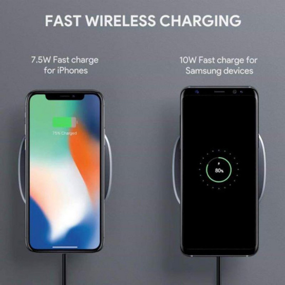 Aukey ที่ชาร์จไร้สาย 10W รุ่น LC-Q6 Aukey ที่ชาร์จไร้สาย 10W รุ่น LC-Q6