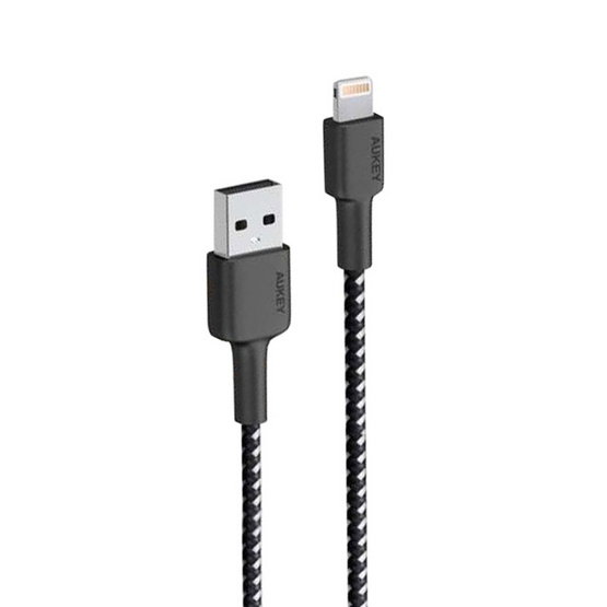 Aukey สายชาร์จ MFI Lightning 2M รุ่น CB-BAL4 Aukey สายชาร์จ MFI Lightning 2M รุ่น CB-BAL4