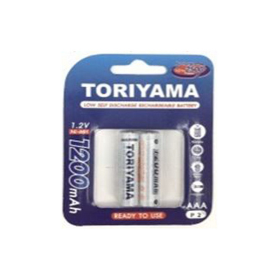 Toriyama ถ่านชาร์จ รุ่น AAA1200 Pack 2 Toriyama ถ่านชาร์จ รุ่น AAA1200 Pack 2