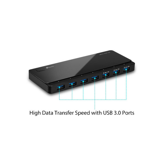 TP-Link สวิชต์ฮับ รุ่น UH700 7-Port USB 3.0 Hub, 7 USB 3.0 ports TP-Link สวิชต์ฮับ รุ่น UH700 7-Port USB 3.0 Hub, 7 USB 3.0 ports