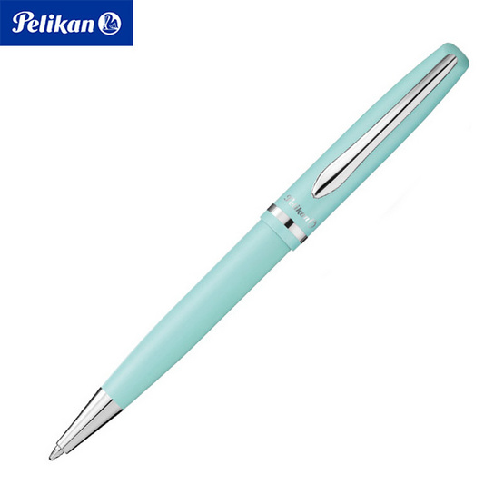 Pelikan ปากกาลูกลื่น Jazz Pastel Mint (แถมฟรี! ซองผ้าสักหลาด) Pelikan ปากกาลูกลื่น Jazz Pastel Mint (แถมฟรี! ซองผ้าสักหลาด)