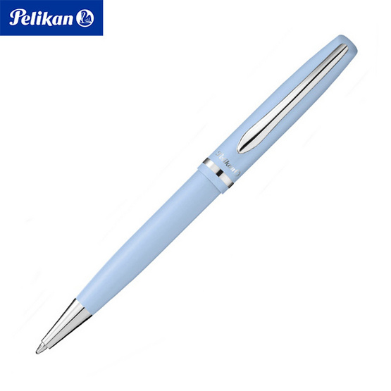Pelikan ปากกาลูกลื่น Jazz Pastel Blue (แถมฟรี! ซองผ้าสักหลาด) Pelikan ปากกาลูกลื่น Jazz Pastel Blue (แถมฟรี! ซองผ้าสักหลาด)