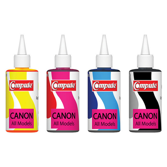Compute หมึกเติม รุ่น Pack 4 colour For Canon Compute หมึกเติม รุ่น Pack 4 colour For Canon