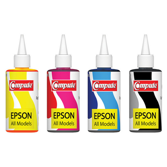 Compute หมึกเติม รุ่น Pack 4 colour For Epson Compute หมึกเติม รุ่น Pack 4 colour For Epson