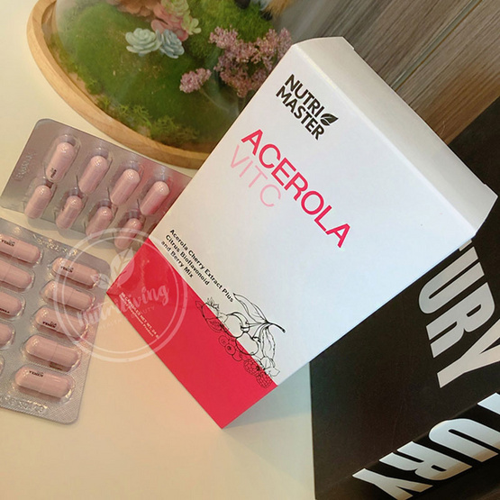 Nutrimaster อะเซโรล่า วิตซี 30 แคปซูล Nutrimaster อะเซโรล่า วิตซี 30 แคปซูล