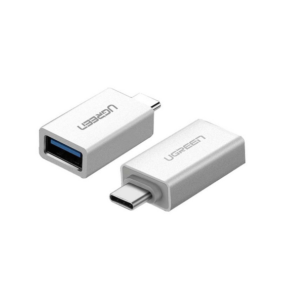 UGREEN รุ่น 30155 หัวแปลง USB3.1 Type C ตัวผู้ เป็น USB3.0 ตัวเมีย UGREEN รุ่น 30155 หัวแปลง USB3.1 Type C ตัวผู้ เป็น USB3.0 ตัวเมีย