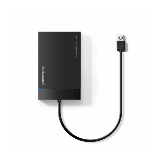 UGREEN รุ่น 30847 กล่องใส่ฮาร์ดดิสก์ไดร์ขนาด 2.5 นิ้ว with cable UGREEN รุ่น 30847 กล่องใส่ฮาร์ดดิสก์ไดร์ขนาด 2.5 นิ้ว with cable