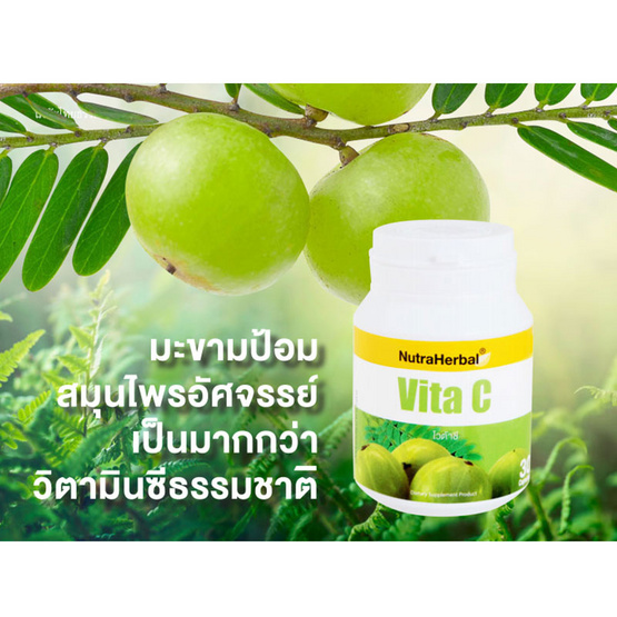 NutraHerbal ไวต้าซี 30 แคปซูล 1 กระปุก NutraHerbal ไวต้าซี 30 แคปซูล 1 กระปุก