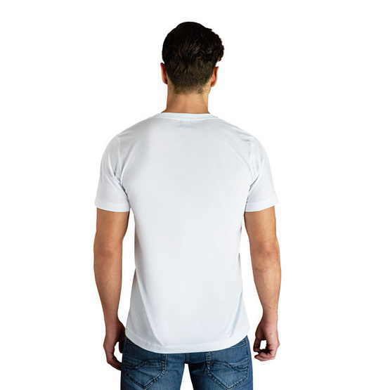 Double Goose ตราห่านคู่ เสื้อคอวี สีขาว รุ่น Classic ไซส์ L ซื้อ 1 แถม 1 Double Goose ตราห่านคู่ เสื้อคอวี สีขาว รุ่น Classic ไซส์ L ซื้อ 1 แถม 1