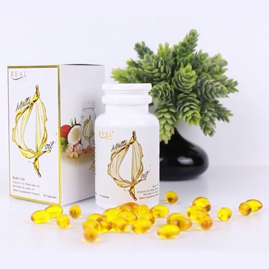 Real Elixir มัลติ โฟร์ ออยล์ บรรจุ 60 แคปซูล Real Elixir มัลติ โฟร์ ออยล์ บรรจุ 60 แคปซูล