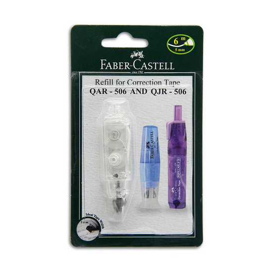 Faber Castell รีฟิลเทปลบคำผิด QAR-506/QJR-506 Faber Castell รีฟิลเทปลบคำผิด QAR-506/QJR-506