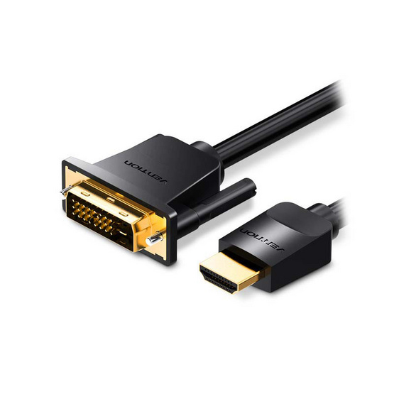 Vention สายแปลงสัญญาณ HDMI Male To DVI 24+1 Male 1.5 เมตร Vention สายแปลงสัญญาณ HDMI Male To DVI 24+1 Male 1.5 เมตร