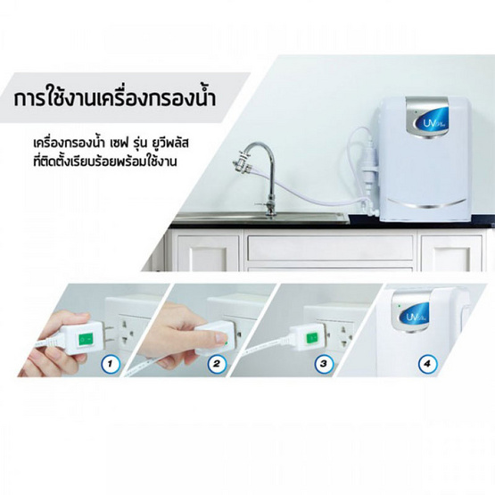 Safe เครื่องกรองน้ำ UV Plus Safe เครื่องกรองน้ำ UV Plus