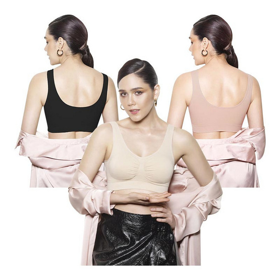 Happy Bra Seamless Fit แฮปปี้ บรา ซีมเลส ฟิต 2020 (5 ตัว) Happy Bra Seamless Fit แฮปปี้ บรา ซีมเลส ฟิต 2020 (5 ตัว)