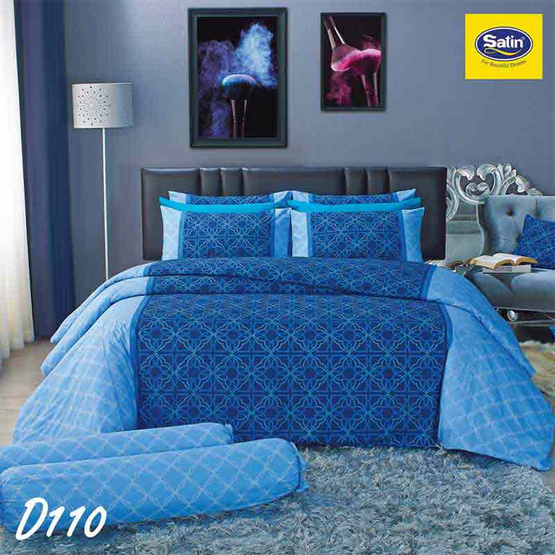 Satin ผ้าปูที่นอน ลาย D110 Satin ผ้าปูที่นอน ลาย D110