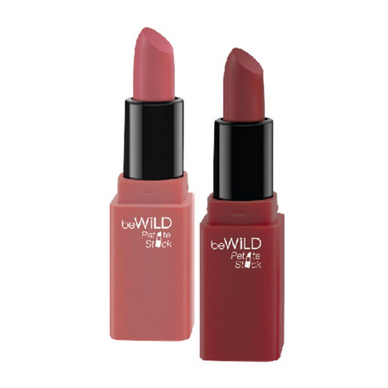beWiLD ลิปสติก Petite Stick #09 Rosy Nude + #10 Red Velvet 2 กรัม x 2 แท่ง beWiLD ลิปสติก Petite Stick #09 Rosy Nude + #10 Red Velvet 2 กรัม x 2 แท่ง