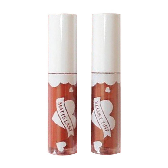 beWiLD ลิปจิ้มจุ่ม Kissholic Duo Lip #04 Matte last + #04 Velvet tint 2 กรัม x 2 แท่ง beWiLD ลิปจิ้มจุ่ม Kissholic Duo Lip #04 Matte last + #04 Velvet tint 2 กรัม x 2 แท่ง
