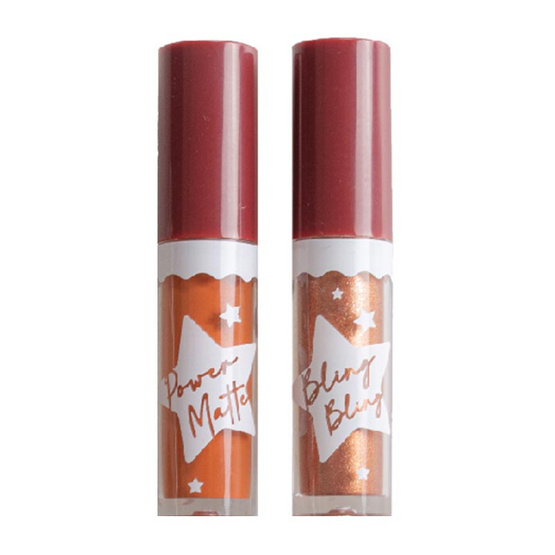 beWiLD อายแชโดว์ Multi Duo Eyeshadow #03 Power Matte + #03 Bling bling 2 กรัม x 2 แท่ง beWiLD อายแชโดว์ Multi Duo Eyeshadow #03 Power Matte + #03 Bling bling 2 กรัม x 2 แท่ง