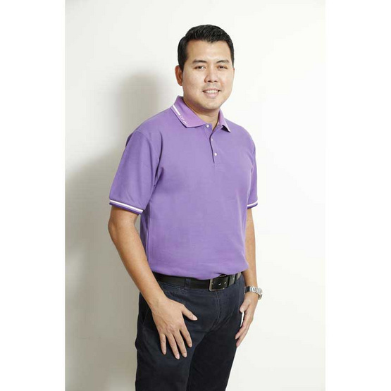 CP ALL เสื้อสีม่วง ผู้ชาย CP ALL เสื้อสีม่วง ผู้ชาย