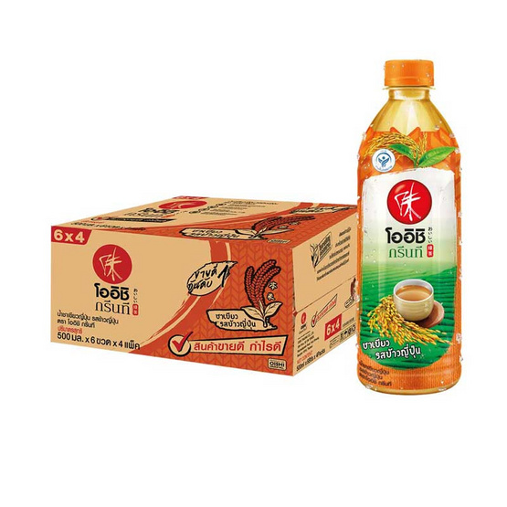โออิชิกรีนที รสข้าวญี่ปุ่น 500 มล. (ยกลัง 24 ขวด) โออิชิกรีนที รสข้าวญี่ปุ่น 500 มล. (ยกลัง 24 ขวด)