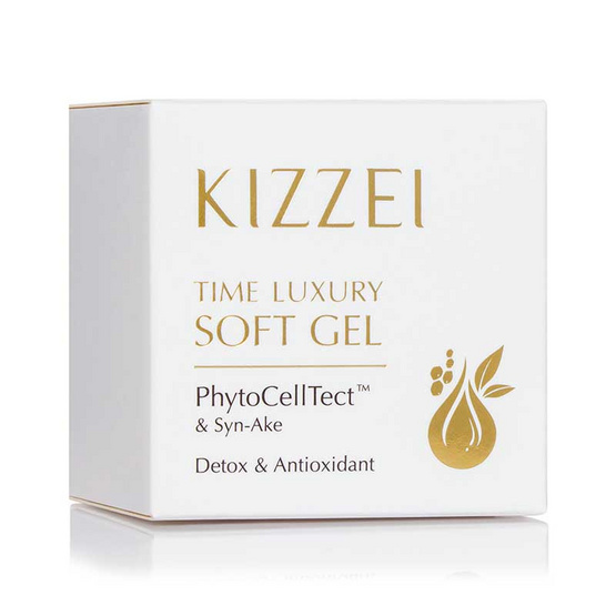 Kizzei เจลบำรุงผิวหน้า Time Luxury Soft Gel 10 กรัม Kizzei เจลบำรุงผิวหน้า Time Luxury Soft Gel 10 กรัม