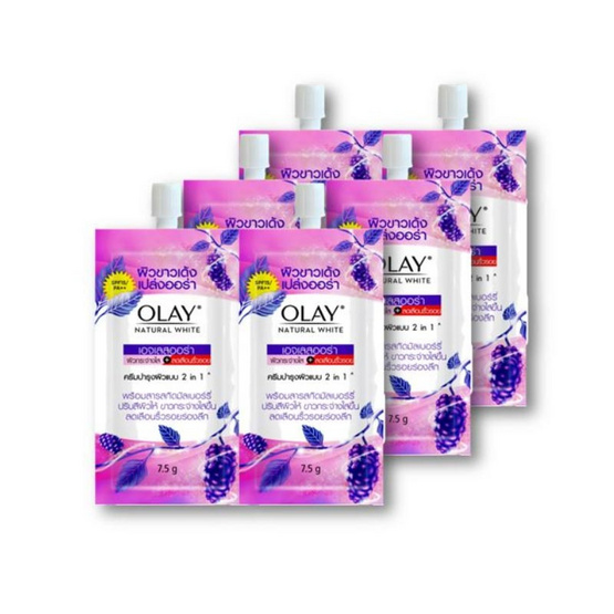 Olay ครีมเนเจอรัลไวท์เอจเลสออร่า แบบซอง (แพ็ค6) Olay ครีมเนเจอรัลไวท์เอจเลสออร่า แบบซอง (แพ็ค6)