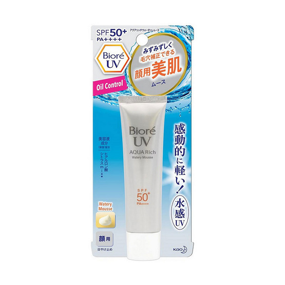 Biore ครีมกันแดด UV Aqua Rich Watery Mousse 33 กรัม Biore ครีมกันแดด UV Aqua Rich Watery Mousse 33 กรัม