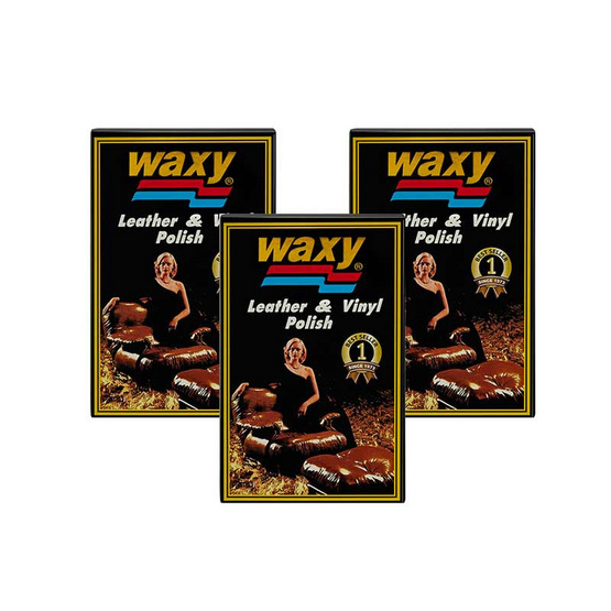 Waxy น้ำยาเคลือบเงา 1แพ็ก (3 ชิ้น) Waxy น้ำยาเคลือบเงา 1แพ็ก (3 ชิ้น)