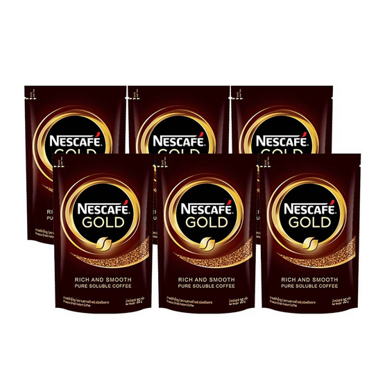 เนสกาแฟโกลด์ 35 กรัม (แพ็ก 6 ชิ้น) เนสกาแฟโกลด์ 35 กรัม (แพ็ก 6 ชิ้น)