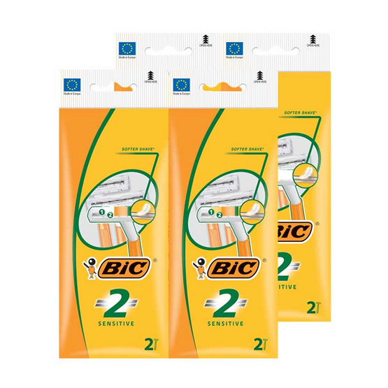 Bic 2 มีดโกน 2 ใบมีด (แพ็ก 4 ชิ้น) Bic 2 มีดโกน 2 ใบมีด (แพ็ก 4 ชิ้น)