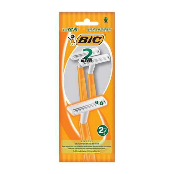 Bic 2 มีดโกน 2 ใบมีด (แพ็ก 4 ชิ้น) Bic 2 มีดโกน 2 ใบมีด (แพ็ก 4 ชิ้น)