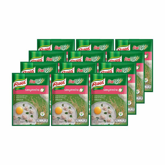 คนอร์คัพโจ๊ก รสหมูสาหร่าย ซอง 35กรัม แพ็ก 12 ซอง คนอร์คัพโจ๊ก รสหมูสาหร่าย ซอง 35กรัม แพ็ก 12 ซอง