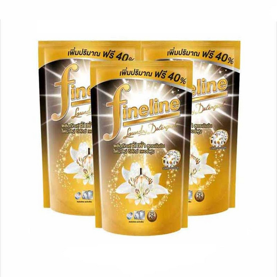 ไฟน์ไลน์ น้ำยาซักผ้า สูตรเข้มข้น ดีลักซ์เพอร์ฟูม ดำ 600 มล. (1 แพ็ก 3 ชิ้น) - ThaiPick ไฟน์ไลน์ น้ำยาซักผ้า สูตรเข้มข้น ดีลักซ์เพอร์ฟูม ดำ 600 มล. (1 แพ็ก 3 ชิ้น) - Thaipick
