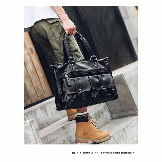 OSAKA กระเป๋าผู้ชาย ถือ กระเป๋า note book หนัง PU รุ่น NE102 OSAKA กระเป๋าผู้ชาย ถือ กระเป๋า note book หนัง PU รุ่น NE102