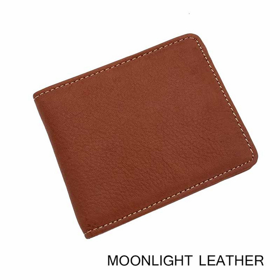 MOONLIGHT กระเป๋าสตางค์หนังแท้ 100% สีน้ำตาลอ่อน ทำจากหนังวัว MOONLIGHT กระเป๋าสตางค์หนังแท้ 100% สีน้ำตาลอ่อน ทำจากหนังวัว