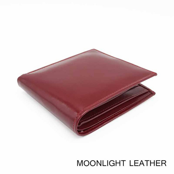 MOONLIGHT กระเป๋าสตางค์หนังวัวแท้ สำหรับผู้ชาย รุ่น Boss สีแดง MOONLIGHT กระเป๋าสตางค์หนังวัวแท้ สำหรับผู้ชาย รุ่น Boss สีแดง