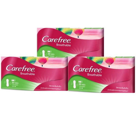 แคร์ฟรี มาตรฐานโปร่งสบาย อโล (แพ็ก 3 ห่อ) แคร์ฟรี มาตรฐานโปร่งสบาย อโล (แพ็ก 3 ห่อ)