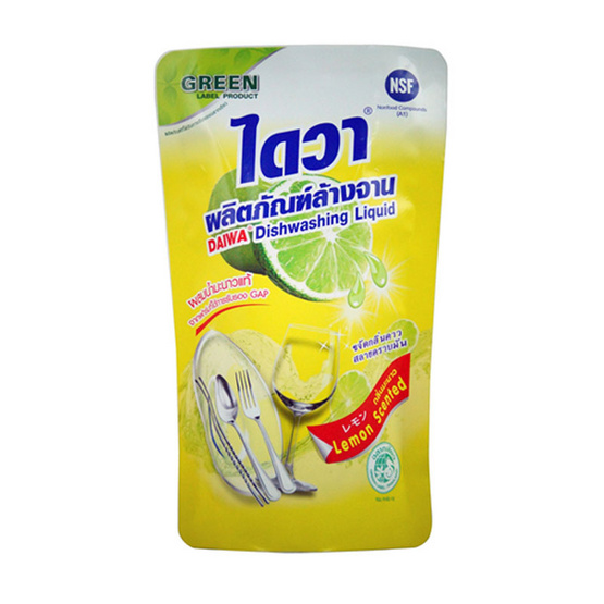 ไดวา น้ำยาล้างจาน ถุงเติม 500 มล. (แพ็ก 3 ชิ้น) ไดวา น้ำยาล้างจาน ถุงเติม 500 มล. (แพ็ก 3 ชิ้น)