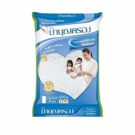 มาบุญครอง ข้าวขาว 100% 5 กิโลกรัม มาบุญครอง ข้าวขาว 100% 5 กิโลกรัม