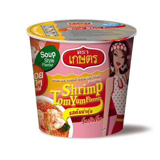 ตราเกษตรวุ้นเส้นคัพ รสต้มยำกุ้ง 35 กรัม แพ็ก 6 ตราเกษตรวุ้นเส้นคัพ รสต้มยำกุ้ง 35 กรัม แพ็ก 6