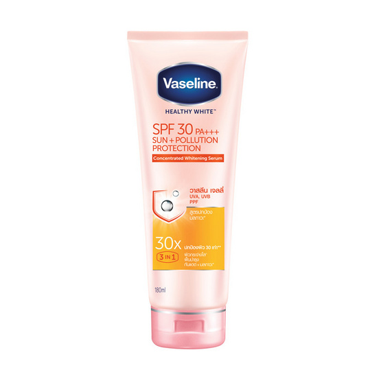 วาสลีน โลชั่นเซรั่มเฮลธี้ไวท์SPF30 180 มล. วาสลีน โลชั่นเซรั่มเฮลธี้ไวท์SPF30 180 มล.