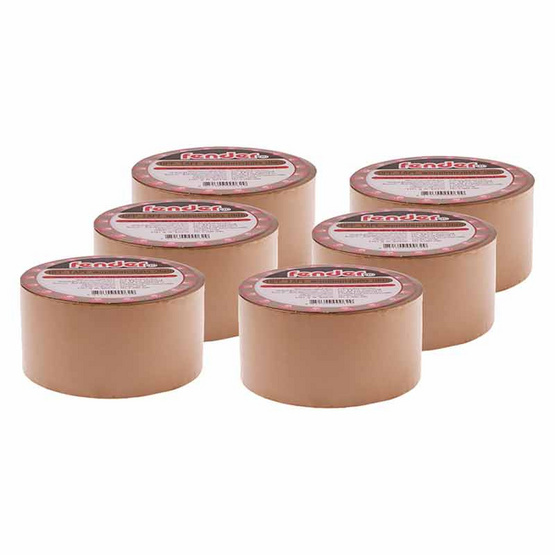 เทปOPPสีชาอ่อน 2นิ้วx45หลา (2 แพ็ก 6 ม้วน) เทปOPPสีชาอ่อน 2นิ้วx45หลา (2 แพ็ก 6 ม้วน)