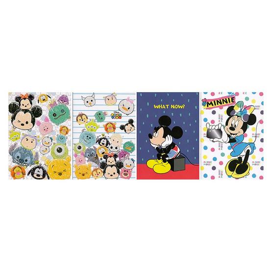 สมุดปกอ่อน Tsum Tsum YOYA คละลาย (แพ็ค 4 เล่ม) สมุดปกอ่อน Tsum Tsum YOYA คละลาย (แพ็ค 4 เล่ม)