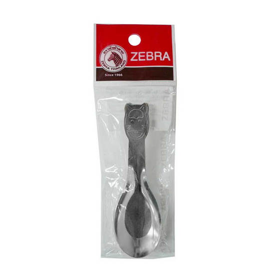 Zebra ช้อนการ์ตูนแพ็ค 6 คัน Zebra ช้อนการ์ตูนแพ็ค 6 คัน