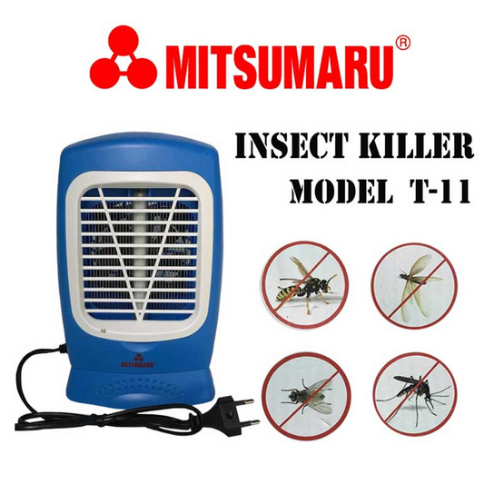 MITSUMARU โคมดักยุงหลอด 3 วัตต์ T11 สีฟ้า MITSUMARU โคมดักยุงหลอด 3 วัตต์ T11 สีฟ้า