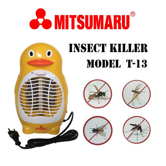 MITSUMARU โคมดักยุงหลอด 3 วัตต์ T13 สีเหลือง MITSUMARU โคมดักยุงหลอด 3 วัตต์ T13 สีเหลือง